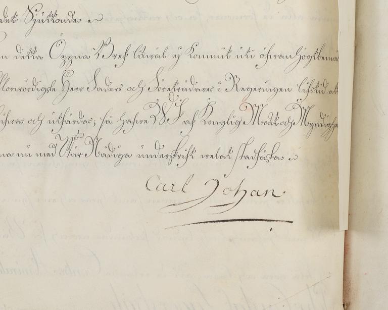 LETTER OF PEERAGE, for the baronial family Lagerstråle, number 369.