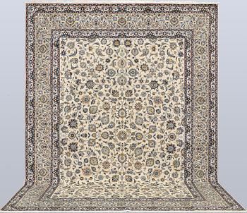 A Keshan carpet, 415 x 303 cm.