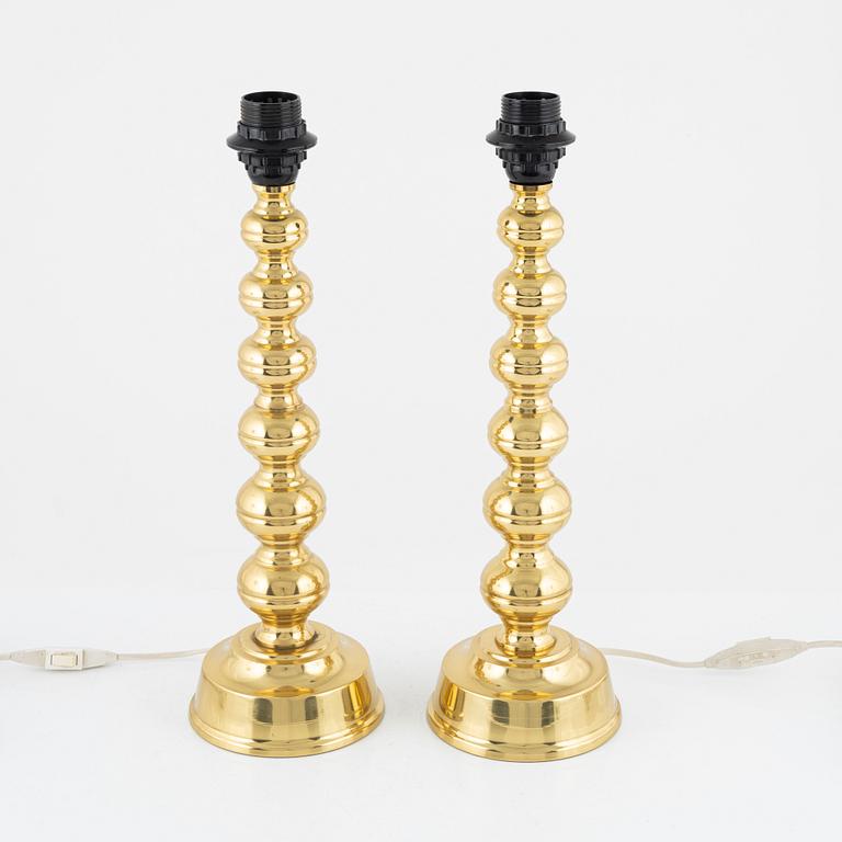 A pair of table lights from Enco, end of the 20th Century.