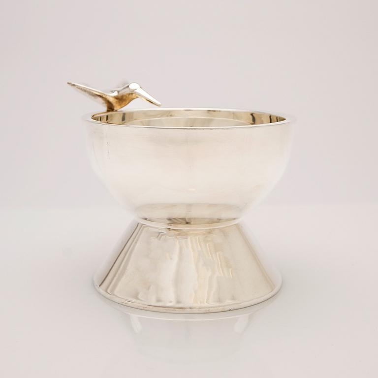 Bowl, sterling silver, Mexico.