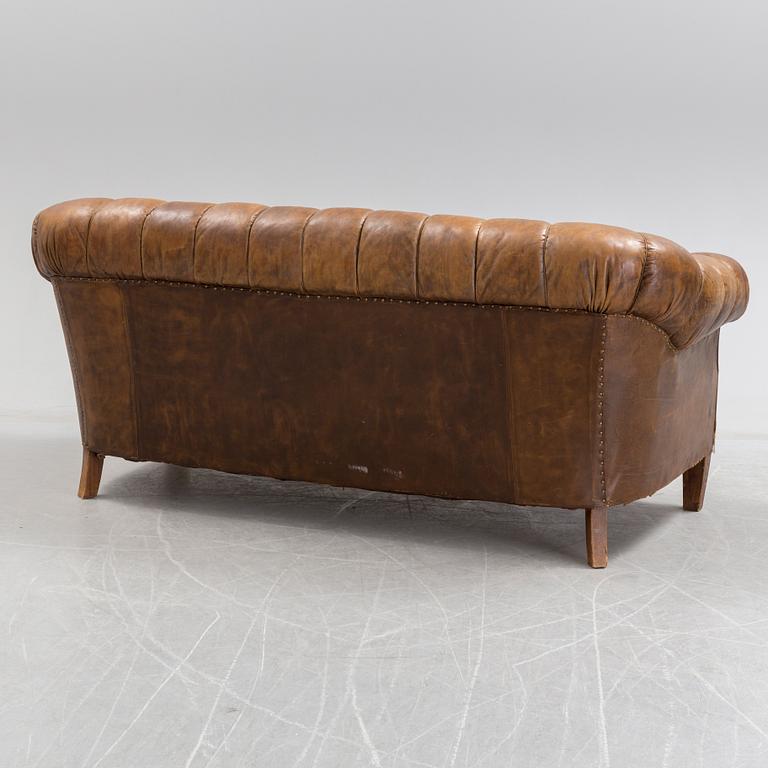 A Chesterfield model sofa, 1920s / 30s.