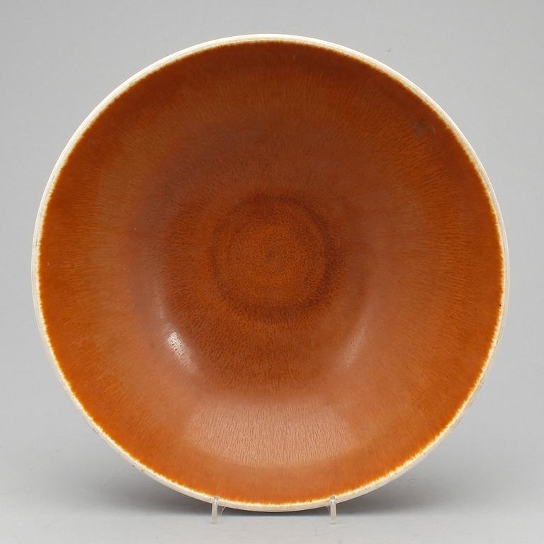 SKÅL, stengods, Berndt Friberg, sign och med Gustavsbergs studiohand.