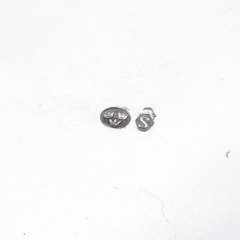 STOP, silver, barockstil, svenska importstämplar, 1900-talets första hälft. Vikt ca 825 gram.