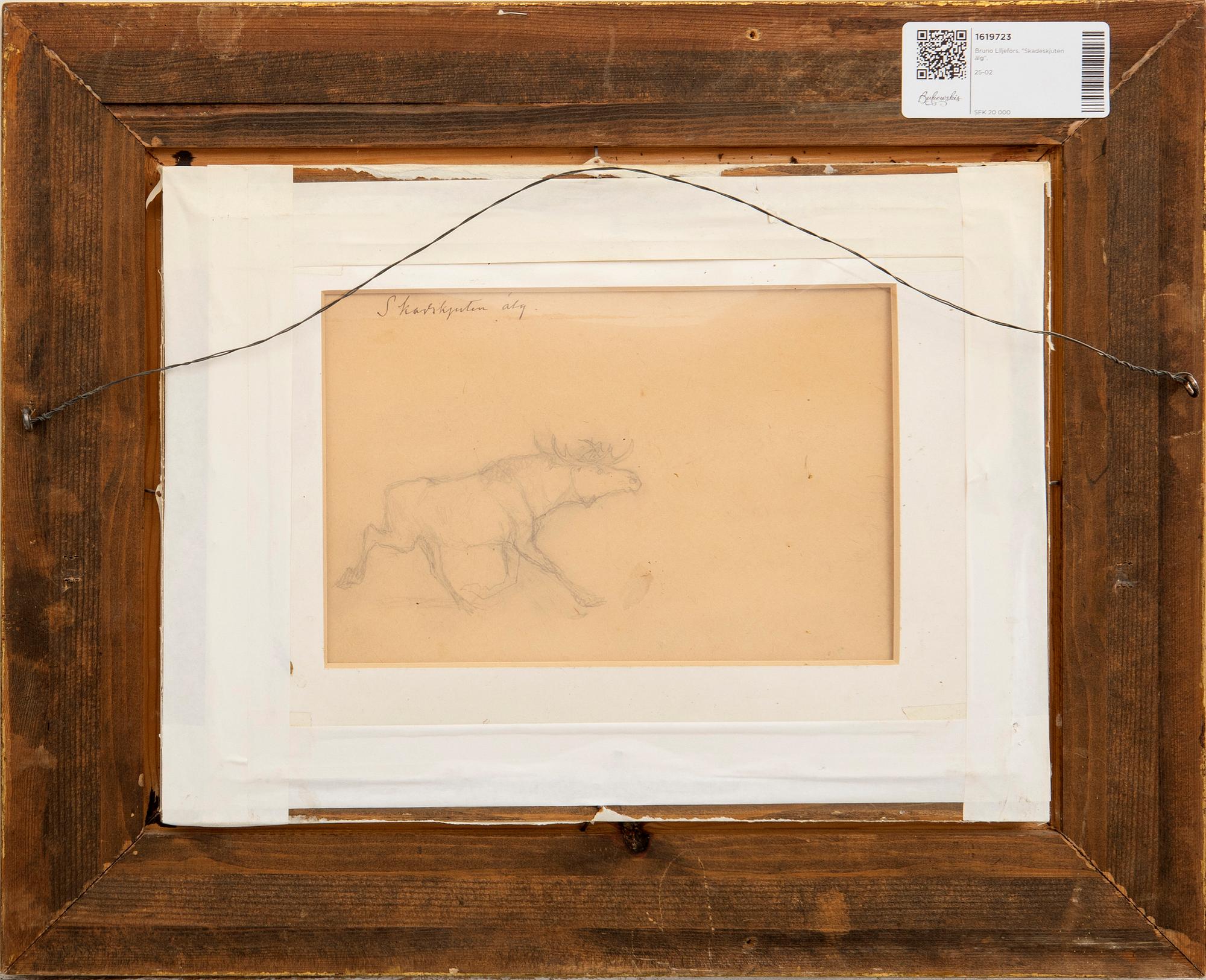 Bruno Liljefors, "Wounded Moose".