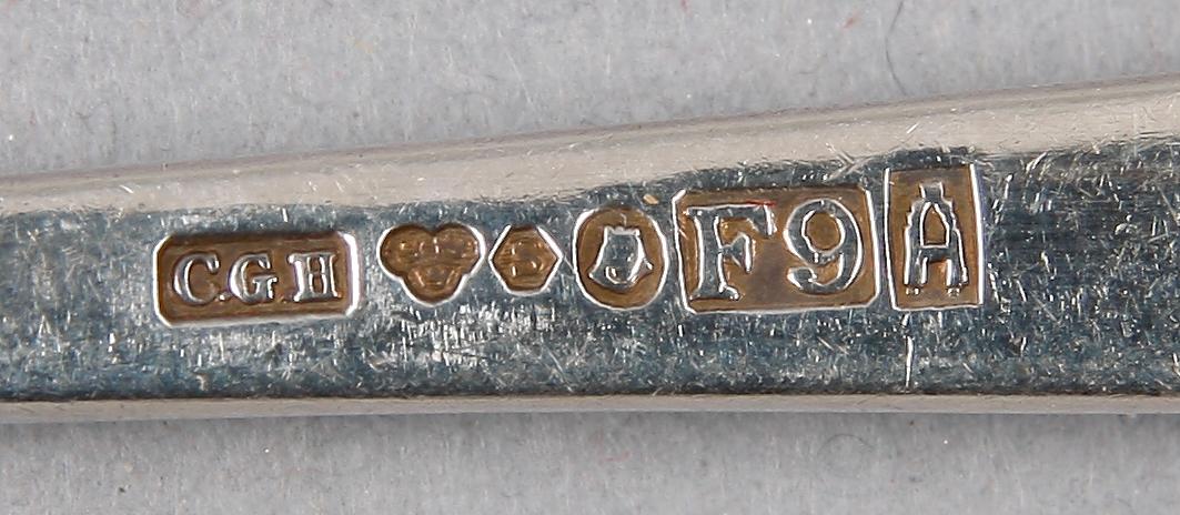 BESTICKSERVISDELAR, 16 st, silver, "Diplomat", CG Hallberg 1900-talets mitt.