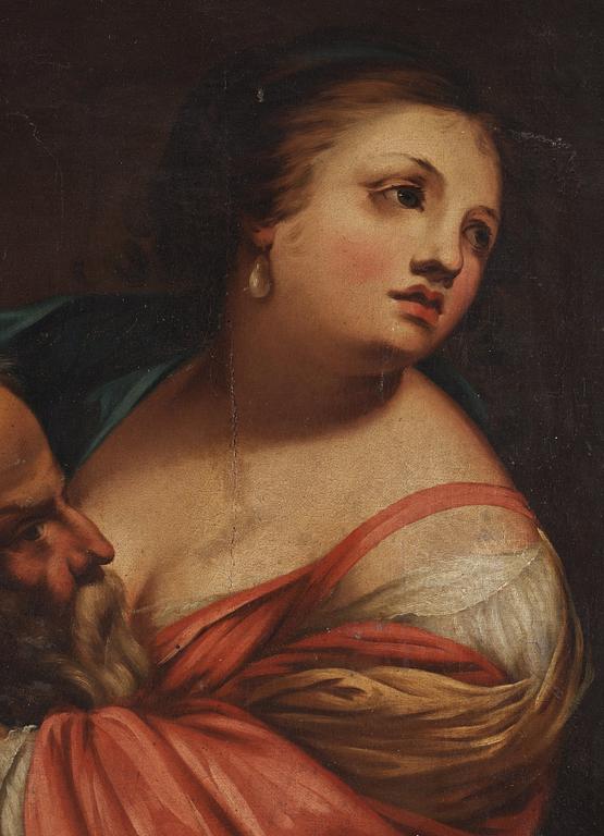 SIMON VOUET, hans efterföljd, tidigt 1700-tal, olja på duk.