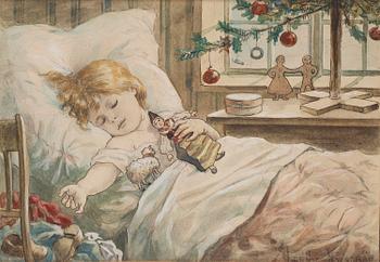 763. Jenny Nyström, Christmas Dreams.