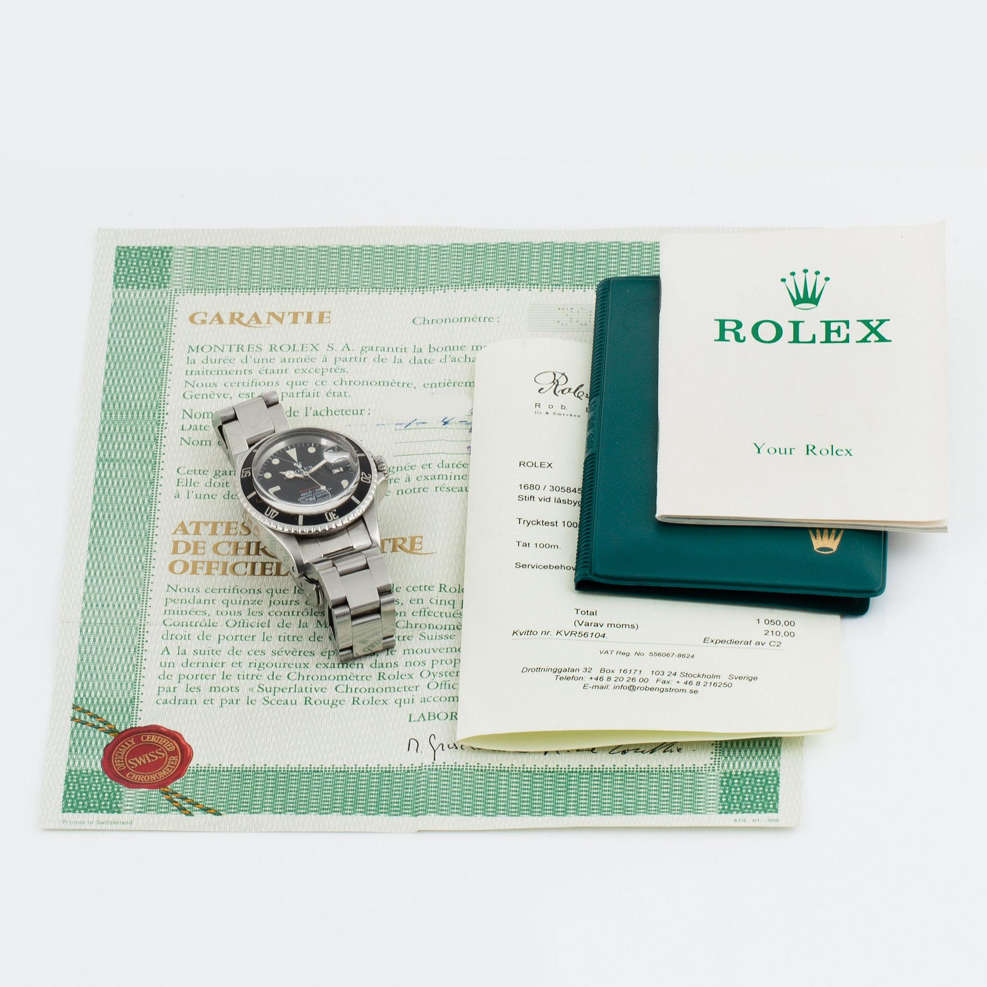 ROLEX, Submariner, "Red Mark V".