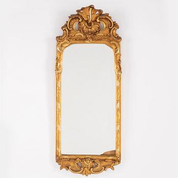 A mid 20th century Rococo style mirror.