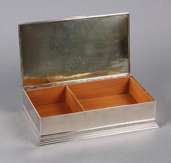 CIGARRSKRIN, silver, Atelier Borgila Stockholm 1934.