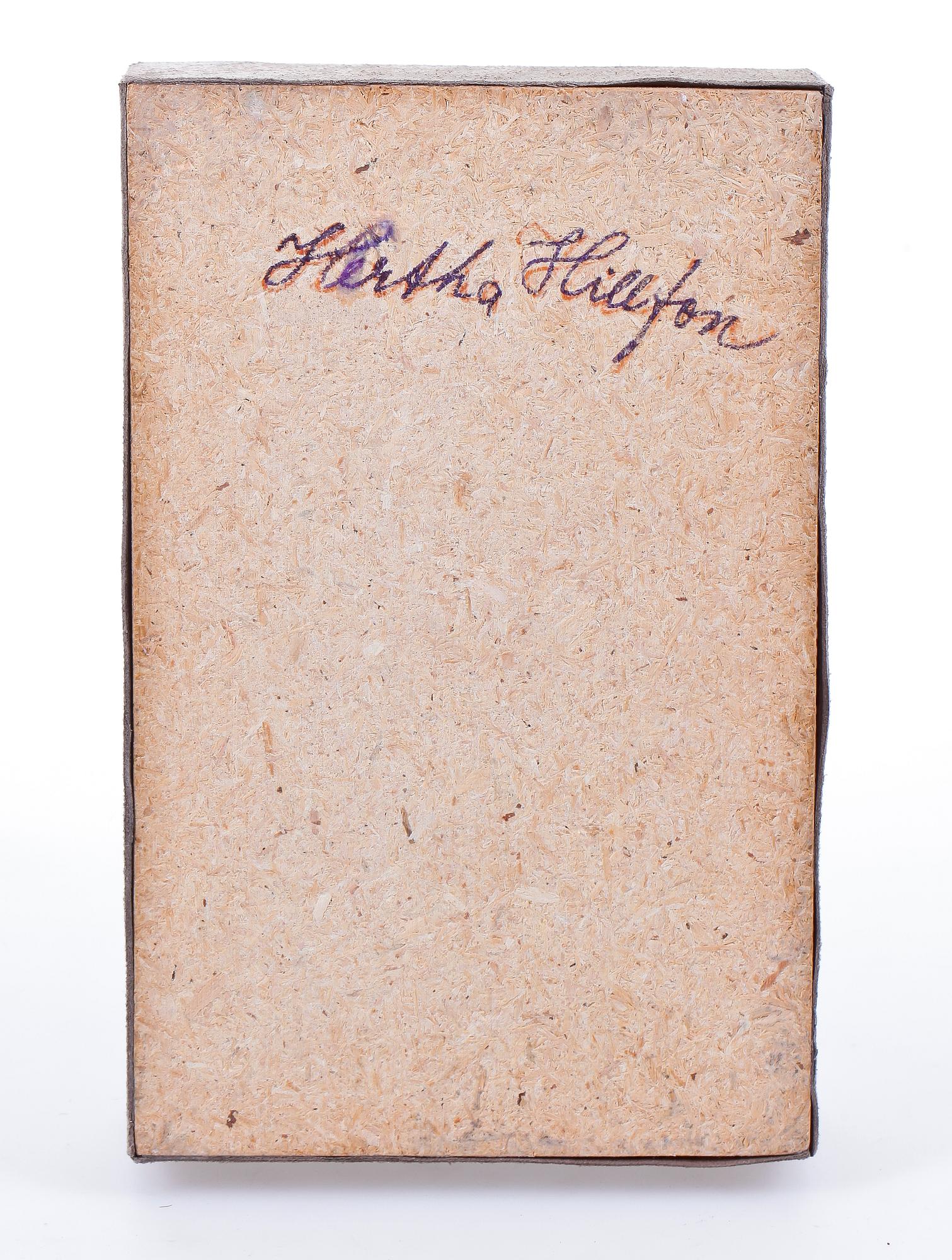 HERTA HILLFON, skulptur, keramik, sign på sockel.