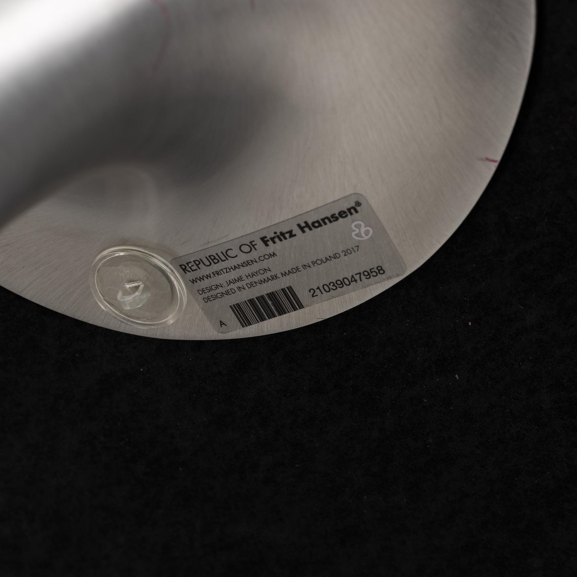 Jaime Hayon, a pair of 'Ro' lounge chairs with footstools, Fritz Hansen.