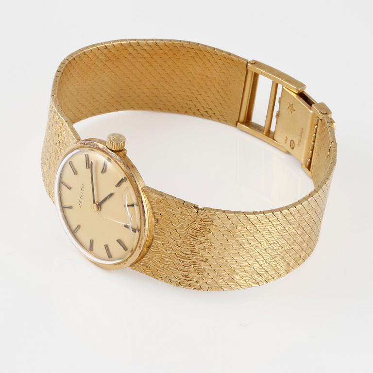 ARMBANDSUR, 18 K guld, Zenith. Vikt 58 g.