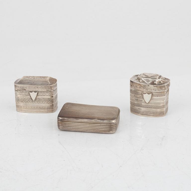 Dosor, 6 st, silver, Holland, England.