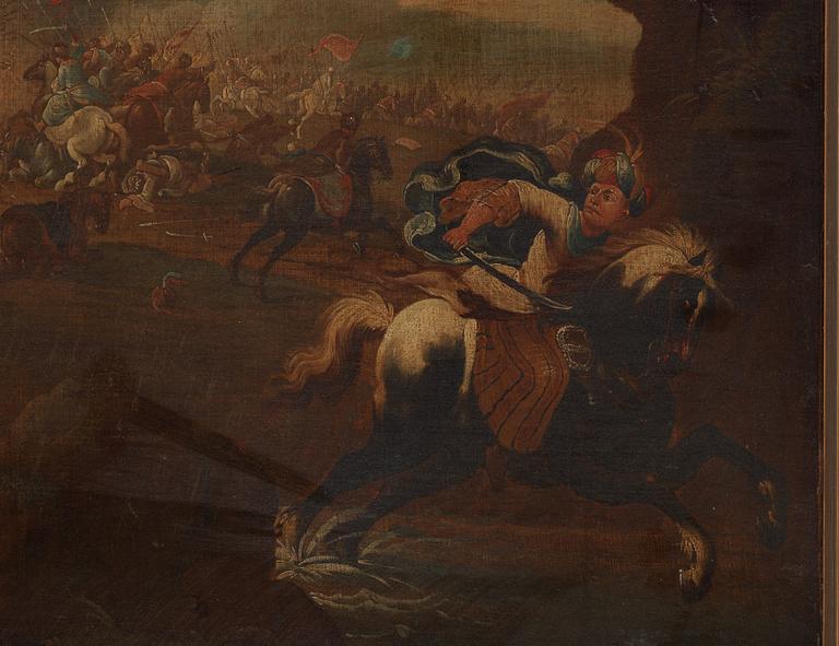 Georg Philipp Rugendas Follower of, Battle scene.