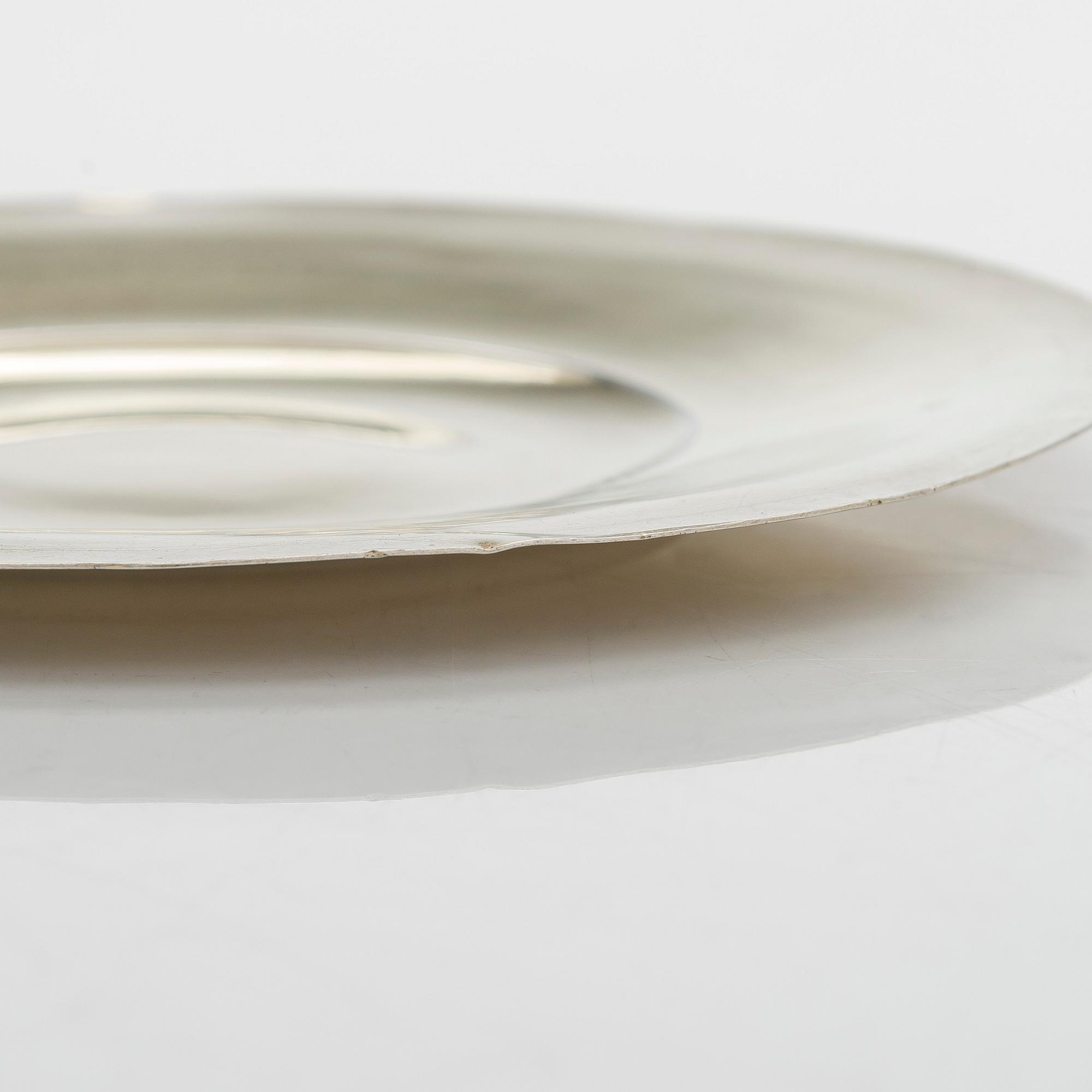 Nattvardskalk med paten, silver, Paris 1798-1809 och Frankrike 1800-tal. I schatull.