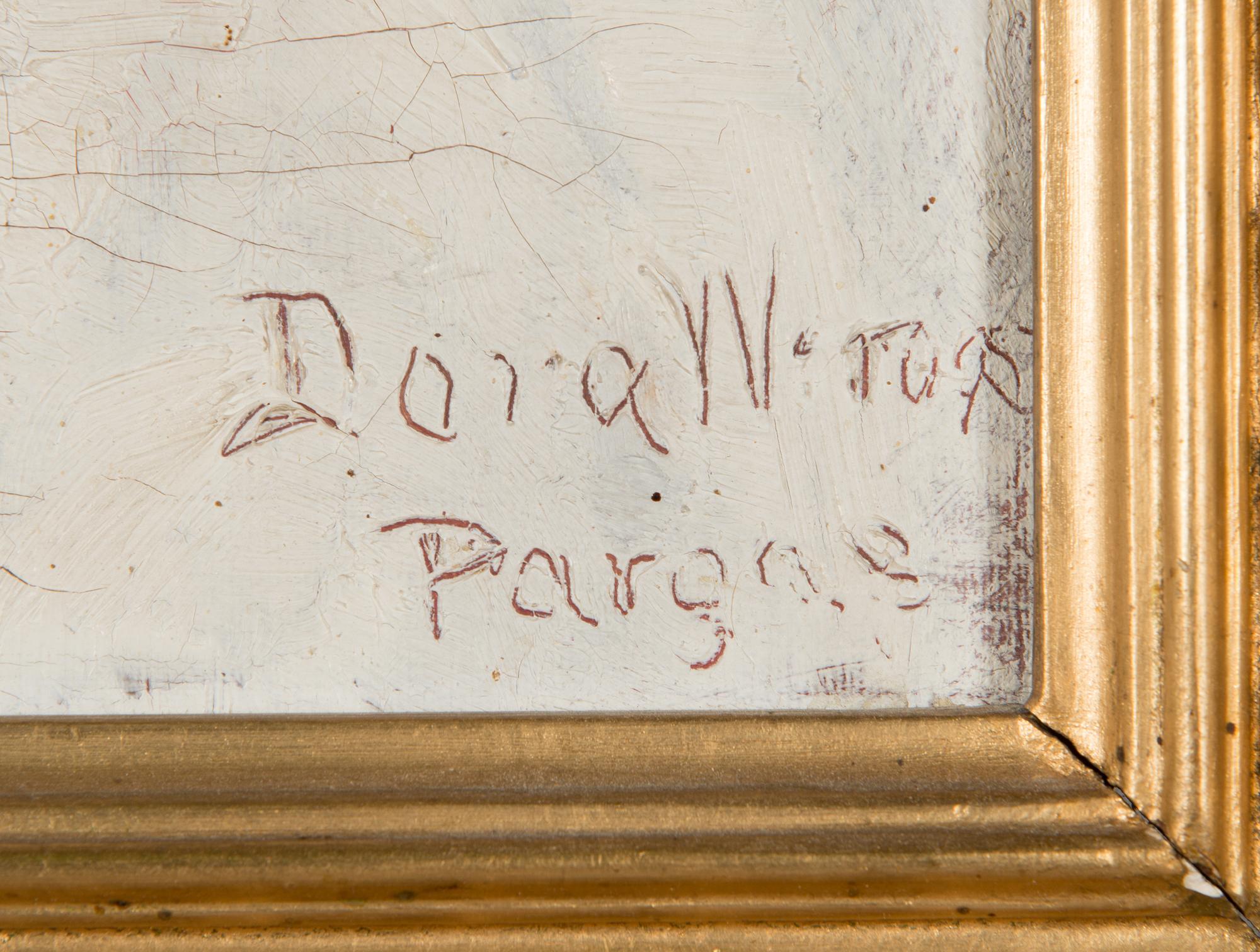 Dora Wahlroos, Winter view from Parainen.