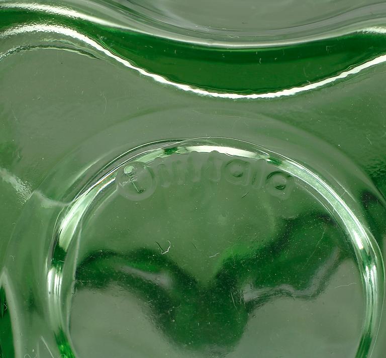 VAS och LJUSLYKTOR, 4 delar, glas, Alvar Aalto, Iittala.