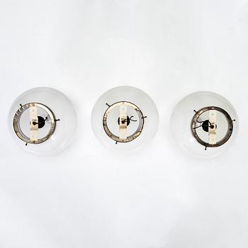 Gunilla Jung, three 1930's '1011' ceiling lights for Stockmann Orno.