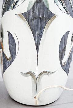 GOLVLAMPA, stengods, Tilgman, 1950/60-tal.