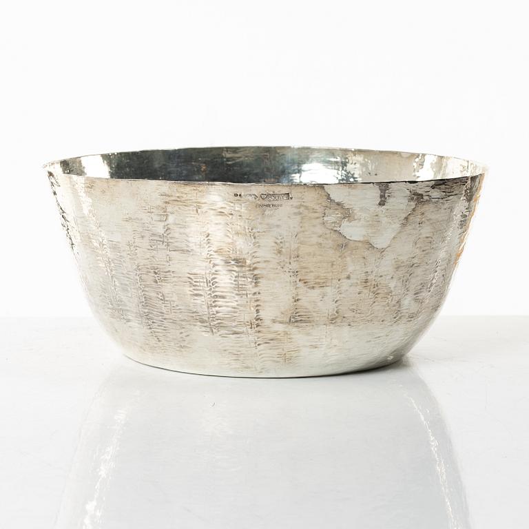 Tapio Wirkkala, bowl and ladle, silver, Kultakeskus, Hämeenlinna, 1976.