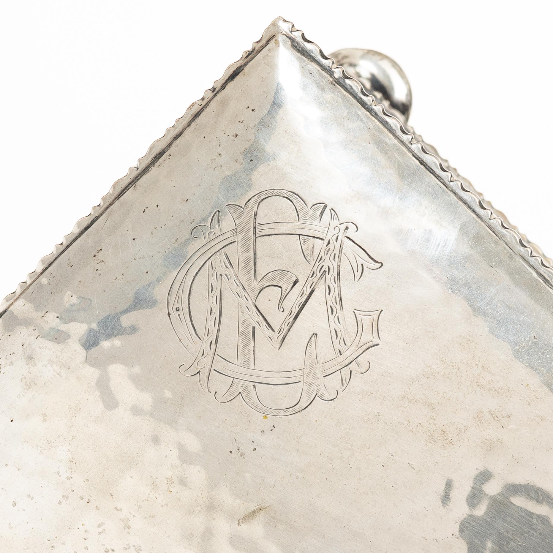 Skrin, silver, svensk importstämpel, Stockholm 1923.