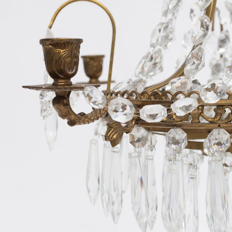 An Empire style chandelier, 20th Century.