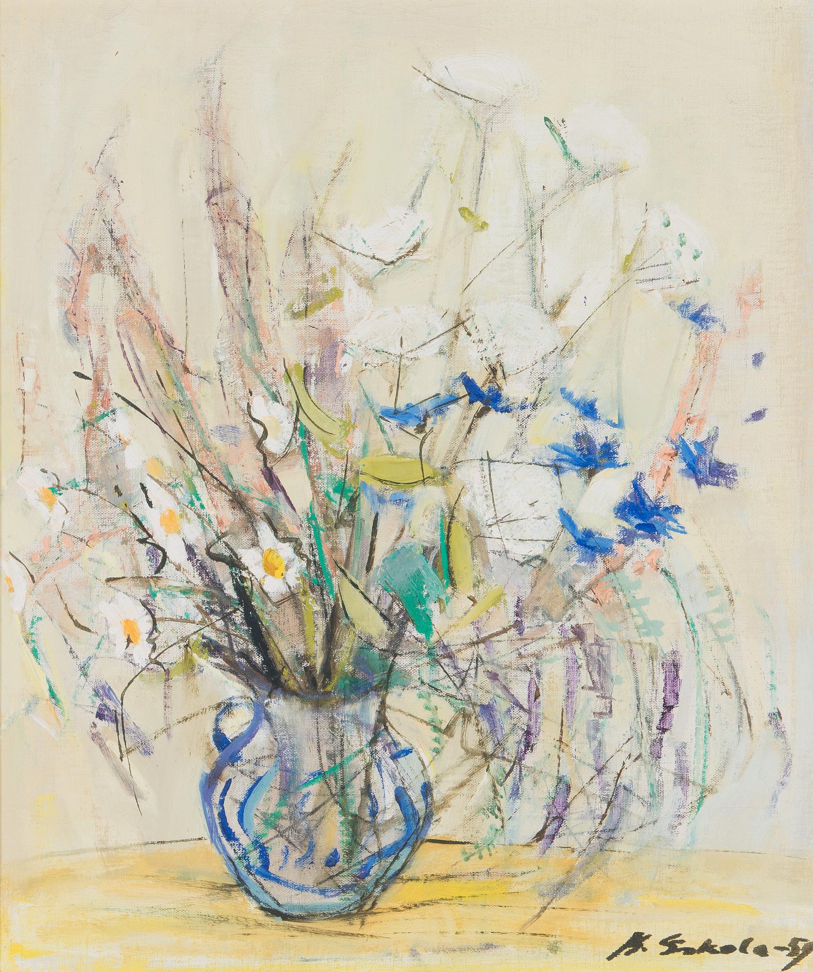 Kalle Eskola, Flower still life.