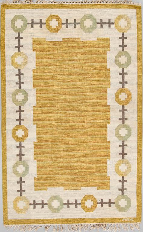 MATTA. Rölakan, sign. AGS (Anna Greta Sjöquist). Sverige omkring 1900-talets mitt. Ca 258x163.