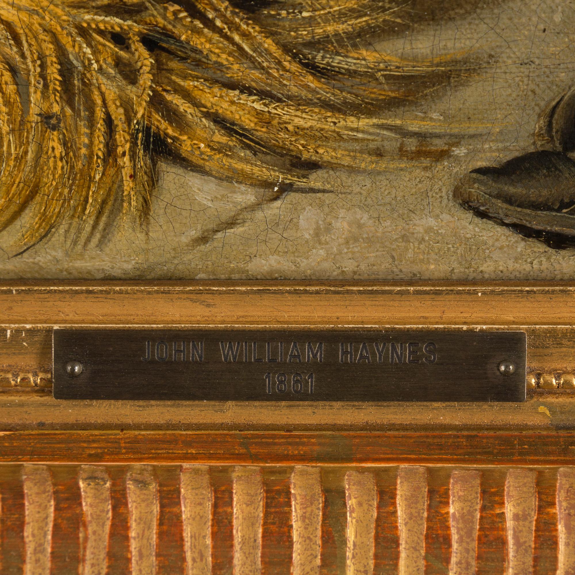 JOHN WILLIAM HAYNES, oil on canvas, signed and dated -61.