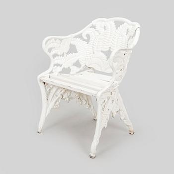 Puutarhatuoli, "Ormbunke", Melins Anderstorp, 1900-luvun toinen puolisko.