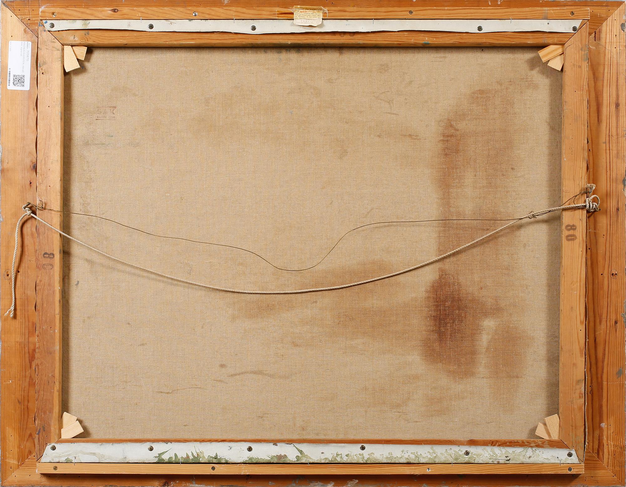 MAGNUS BJURSTEN, olja på duk, signerad.