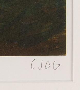 CARL JOHAN DE GEER, lithograph in colours, signed and numbered 130/295 in pencil.