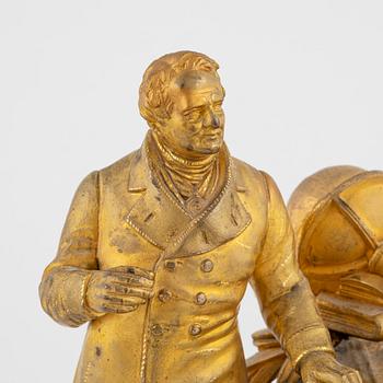 A late 19th century mantle clock by Phillipe Mouray.