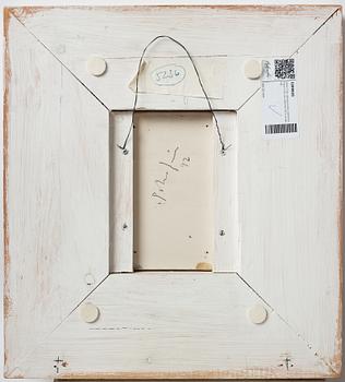 Peter Frie, oil on panel, signed and dated -92 on verso.