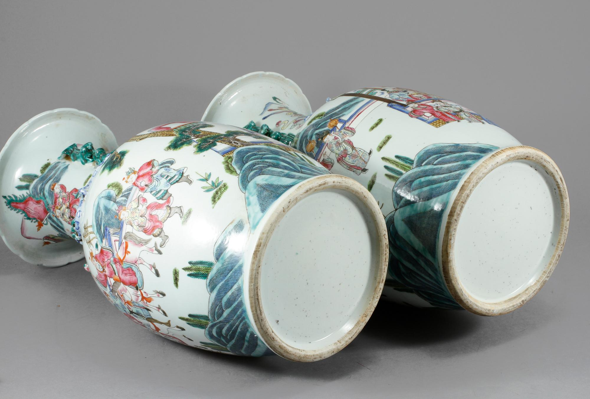 PARVASER, porslin, Kina, 1800/1900-tal.