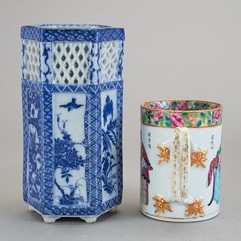 PARTI PORSLIN, 8 delar, porslin, Kina, 17-/18-/1900-tal.