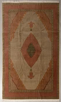 Carpet Tabriz old part silk approx. 300x205 cm.