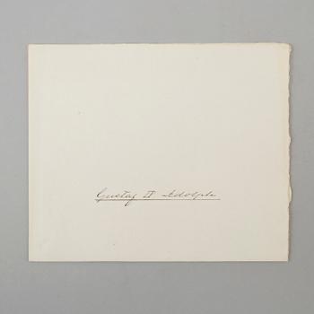 A ROYAL AUTOGRAPHS, 2 p, Gustav IV Adolf (1778-1837).