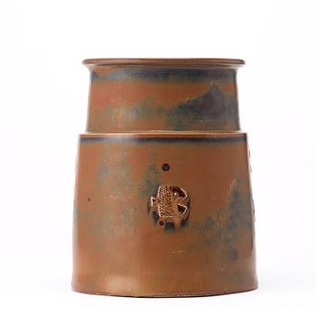 Stig Lindberg, A Stig Lindberg stoneware vase, Gustavsberg studio, Sweden 1961.