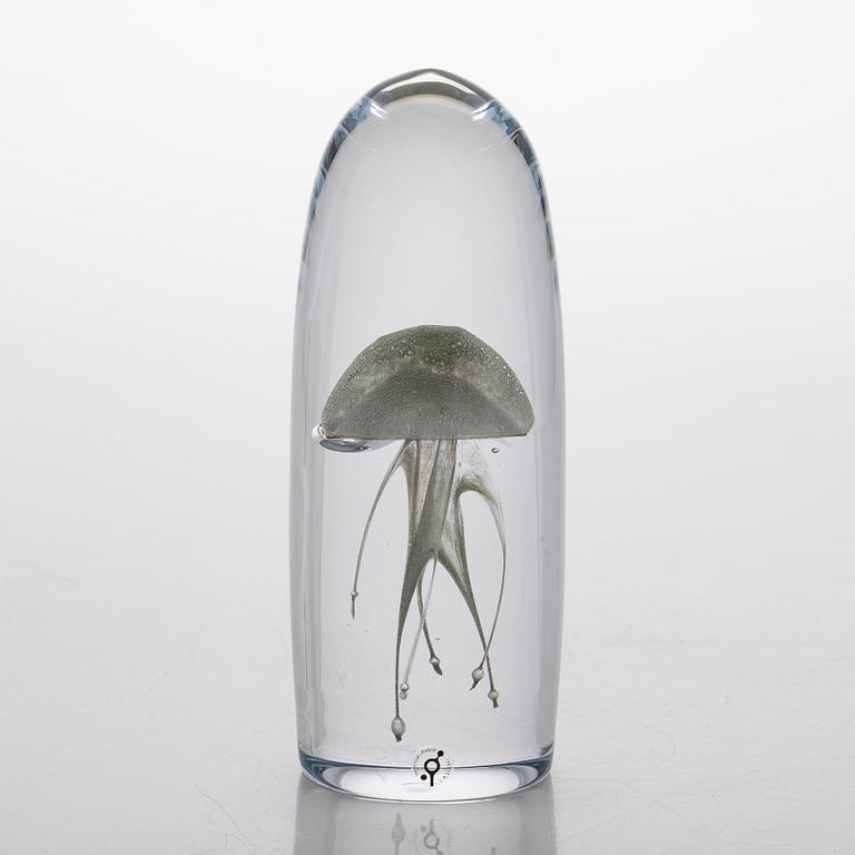 Joonas Laakso, a glass sculpture signed J. Laakso OXIIII.