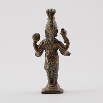 FIGUR, brons, orientalisk, 1800-/1900-tal.