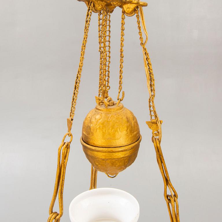 Lamp, around 1900.