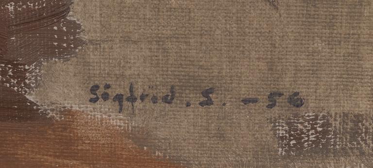 Sigfrid Södergren, Stickande kvinna.