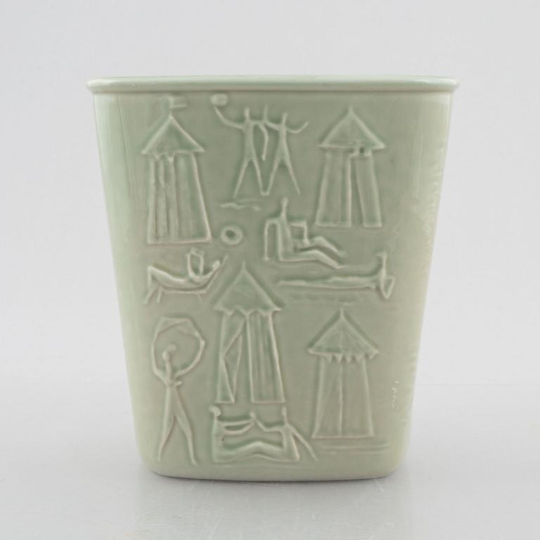 Carl-Harry Stålhane, punch/wine cooler, stoneware, Rörstrand.