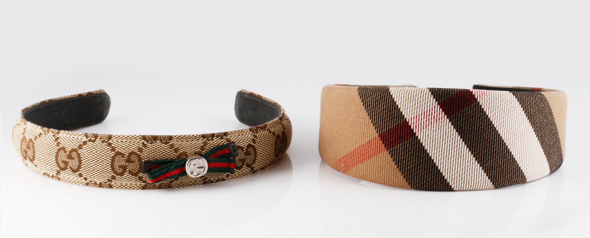 DIADEM Burberry samt Gucci. Bukowskis