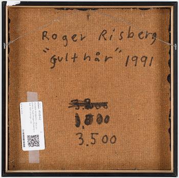ROGER RISBERG. Olja på pannå. Sign Roger Risberg o dat 1991 a tergo.