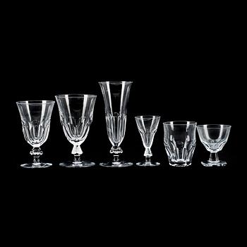 Elis Bergh · GLASSERVIS, 59 delar, "Berg", Elis Bergh, Kosta.