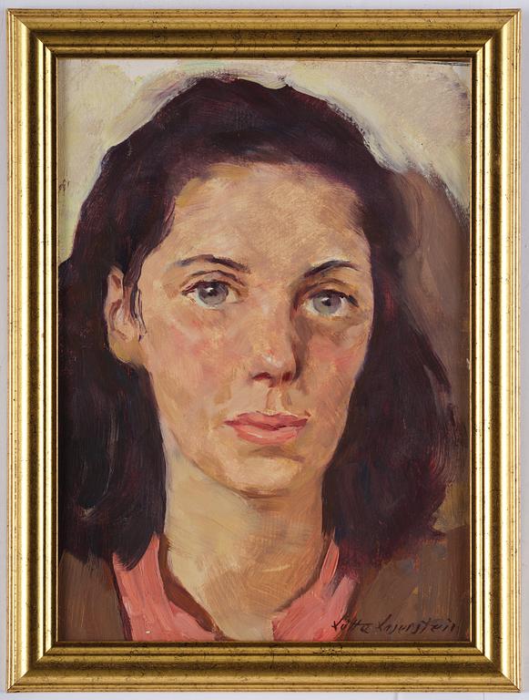 Lotte Laserstein, Woman with brown hair.