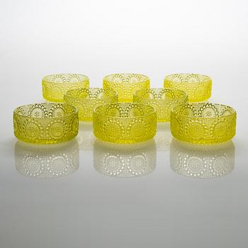 Nanny Still, A 23-piece set of 'Grapponia' glass tableware for Riihimäen Lasi, Finland. Design year 1968.